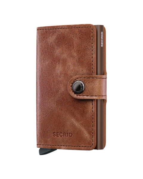 Mini wallet - Vintage cognac brown | Secrid - de inKijk