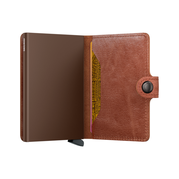 Mini wallet - Vintage cognac brown | Secrid - de inKijk