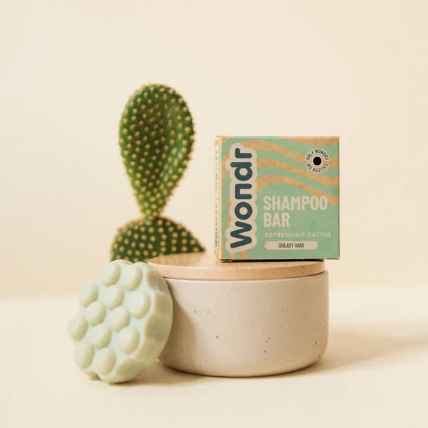 Refreshing cactus shampoo bar | Wondr Care