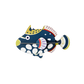 Clown Triggerfish - muurdecoratie | Studio Roof