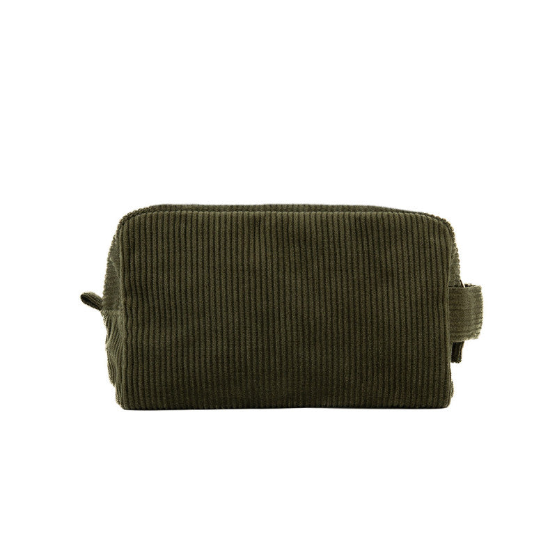 Toiletry bag corduroy willow - khaki | Alaskan Maker