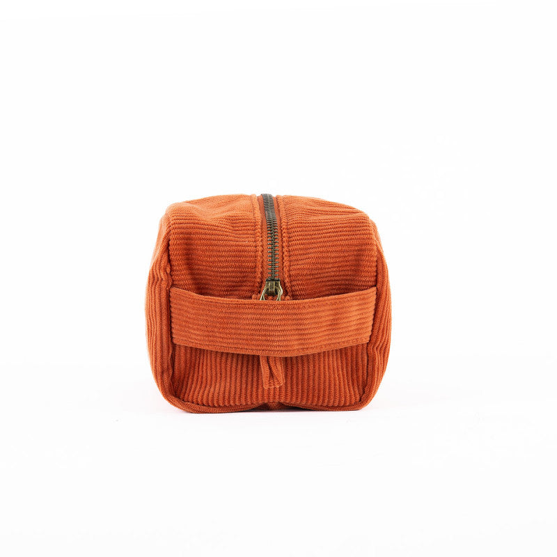 Toiletry bag corduroy willow - rust | Alaskan Maker