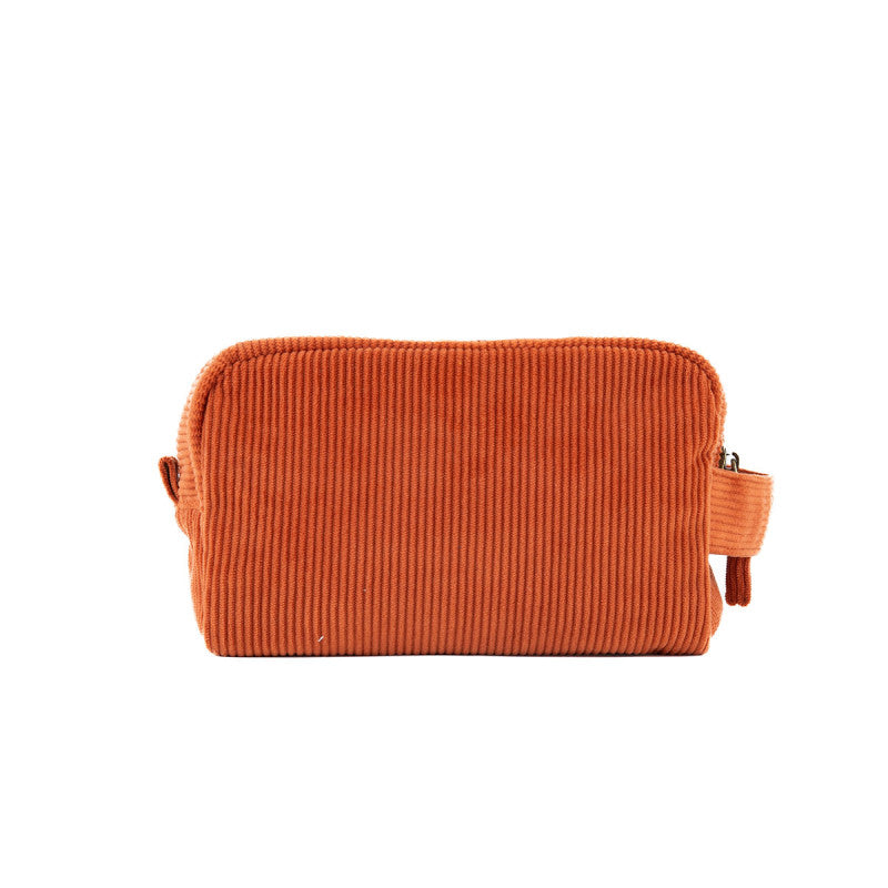 Toiletry bag corduroy willow - rust | Alaskan Maker