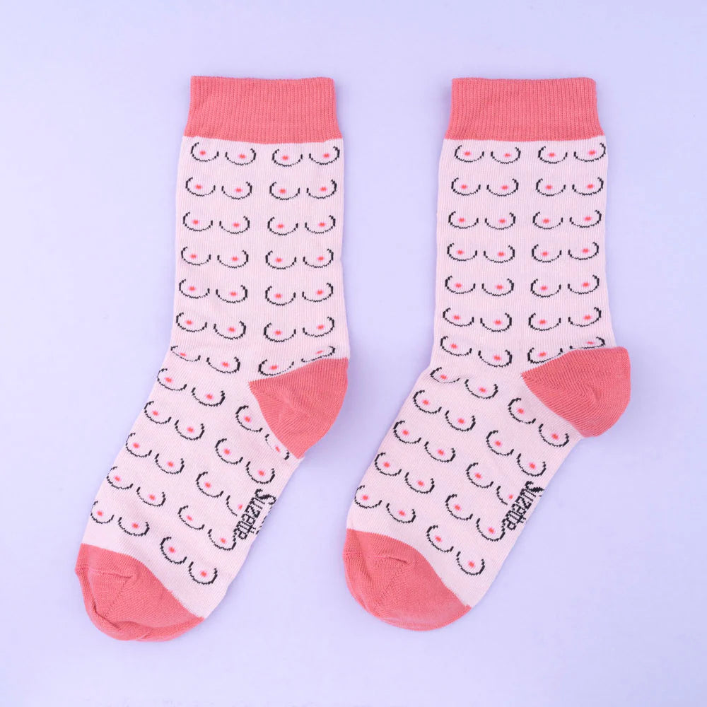 boob socks pink - coucou suzette