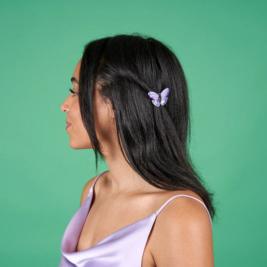 purple butterfly hair clip - coucou suzette