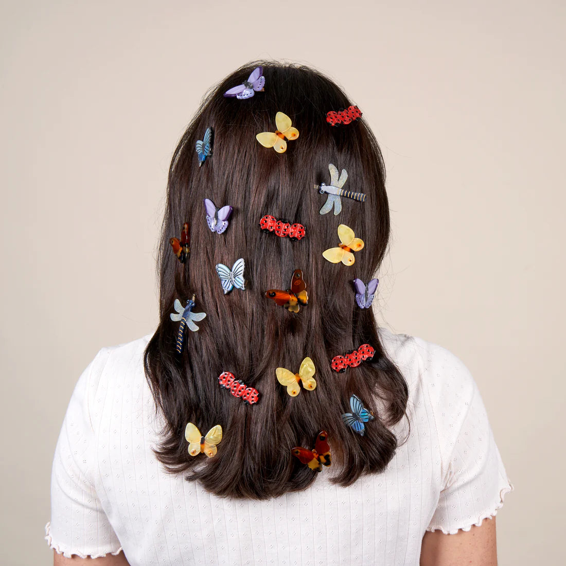 purple butterfly hair clip - coucou suzette