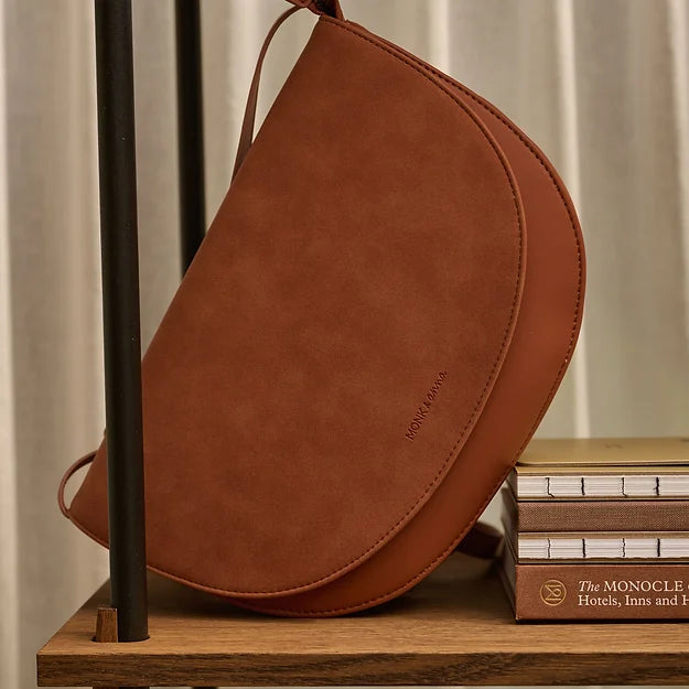 Soma half moon bag - carnelian | Monk & Anna