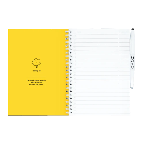 Erasable notebook A5 - Flower vibes | Moyu