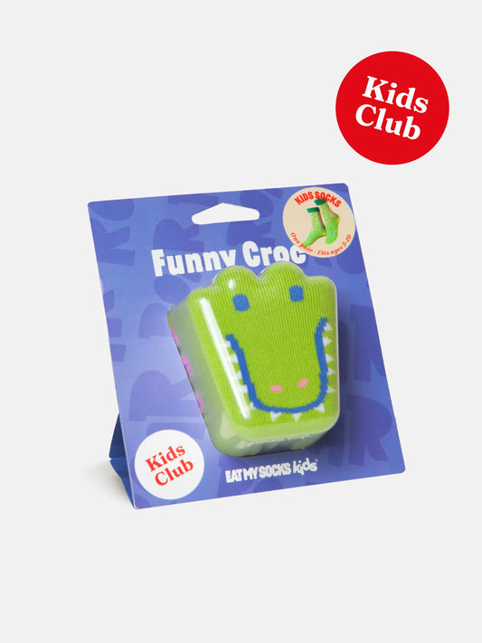 Kids Socks - funny croc | Eat my socks - de inKijk