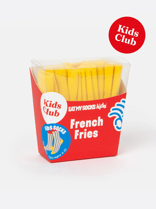 Kids Socks - french fries | Eat my socks - de inKijk