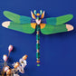 Giant Green Dragonfly - muurdecoratie | Studio Roof