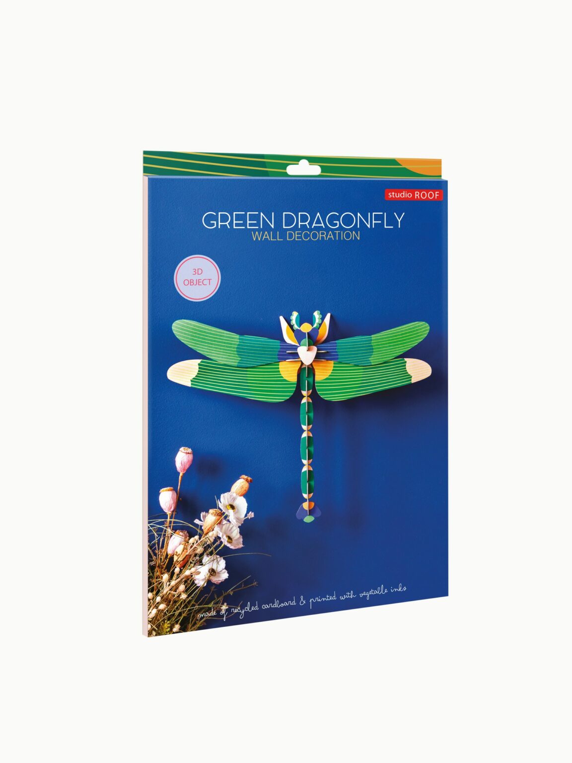 Giant Green Dragonfly - muurdecoratie | Studio Roof