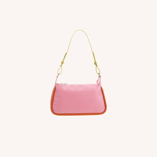 Handbag - il sole - dolce pink + arancia orange | Sticky Sis - de inKijk