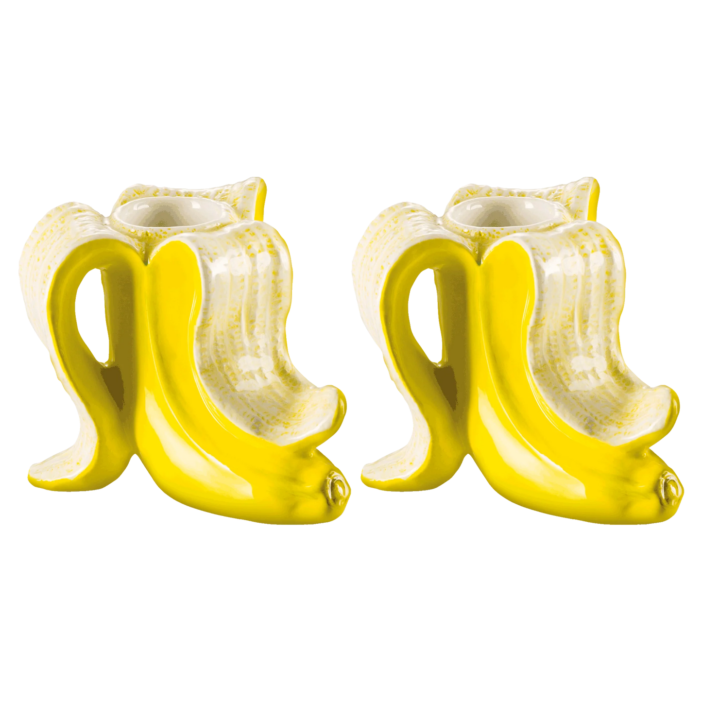 Candle holders - set of 2 - banana romance | Donkey Products