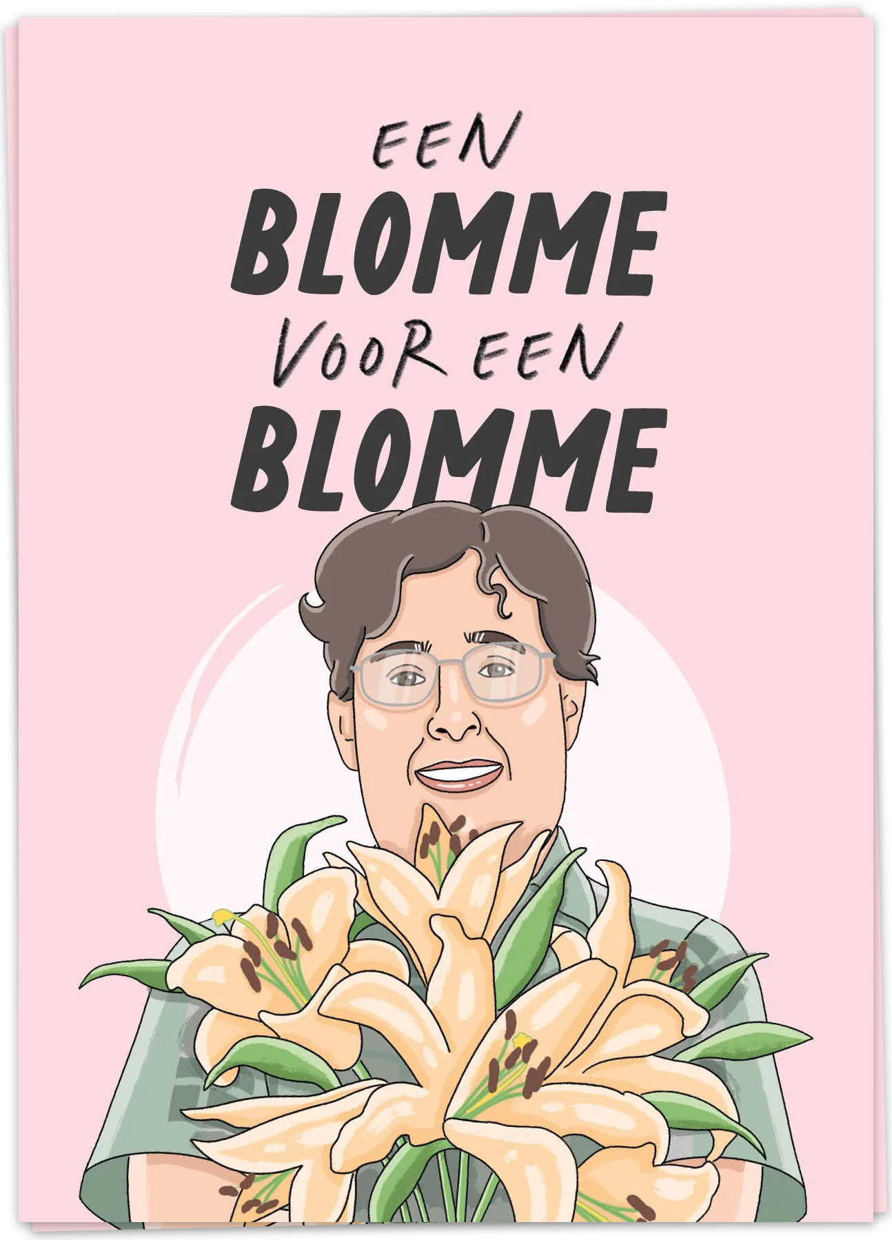 Complimenten/Moederdag - blomme voor een blomme | Kaart Blanche