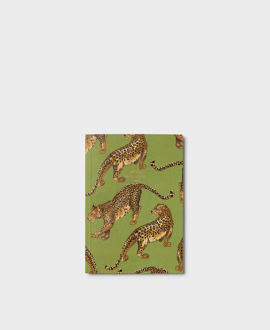 Olive leopard A5 notebook | Wouf - de inKijk