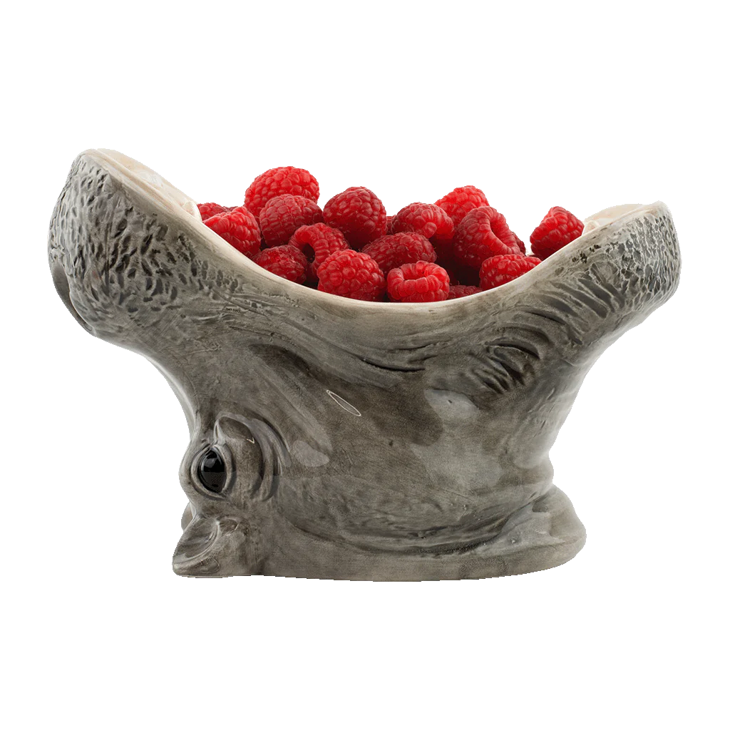 Bowl - grey - hungry hippos | Donkey Products