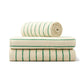 Naram guest towel - pure white & grass | Bongusta