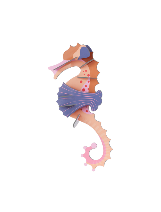 Pink Seahorse - muurdecoratie | Studio Roof