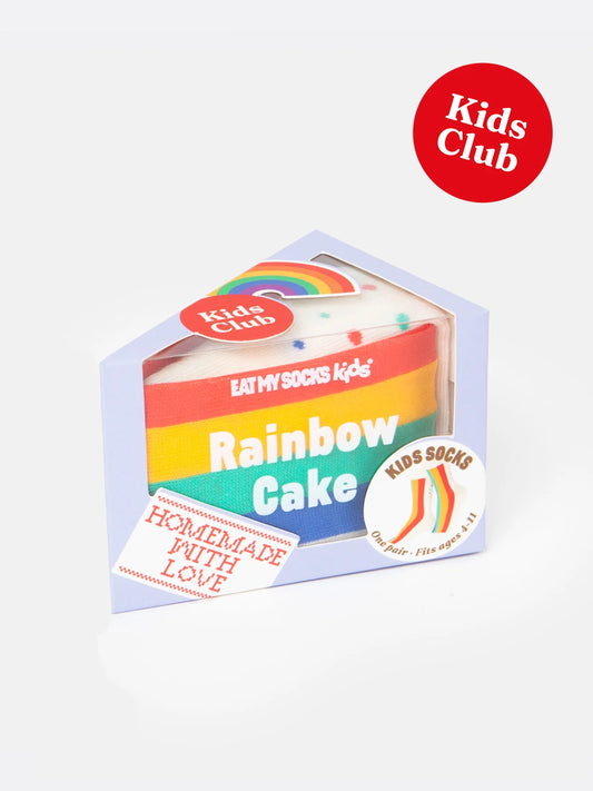 Kids Socks - rainbow cake | Eat my socks - de inKijk