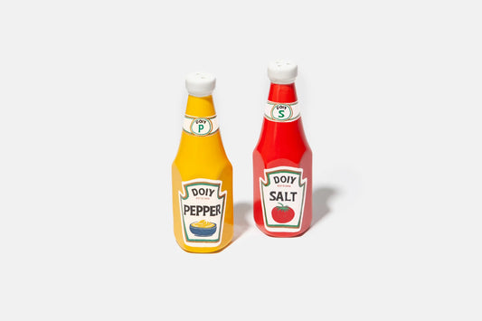 Salt & pepper shakers - mustard/ketchup | Doiydesign - de inKijk