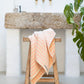 Naram bath towel - tropical & creme | Bongusta