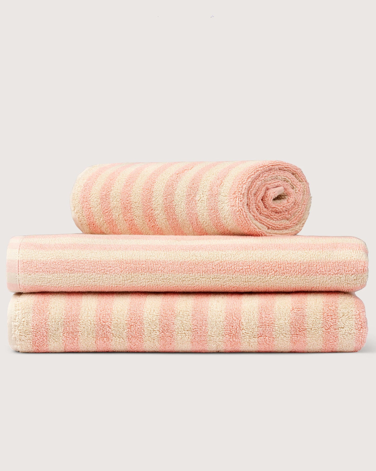 Naram bath towel - tropical & creme | Bongusta