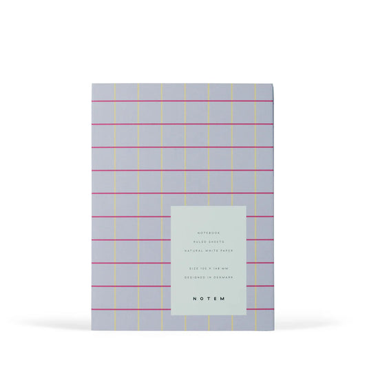 Uma notebook small - lavender check | Notem-Studio - de inKijk