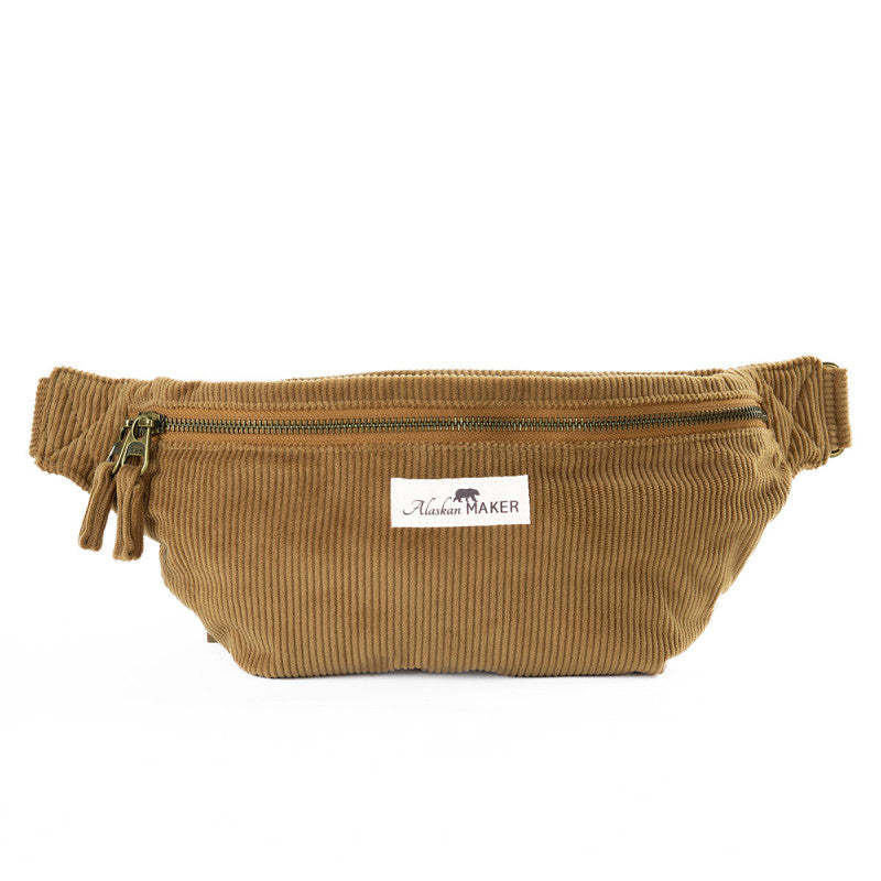 Fanny pack corduroy willow - havana | Alaskan Maker