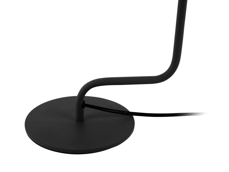 Table lamp office curved - zwart | Leitmotiv