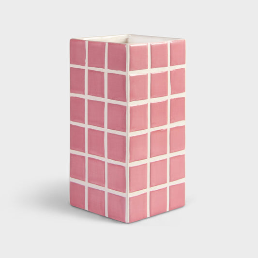 Vase Tile - Pink | &Klevering