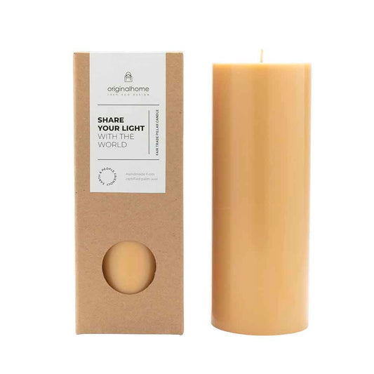 Pillar candle - yellow | Original Home